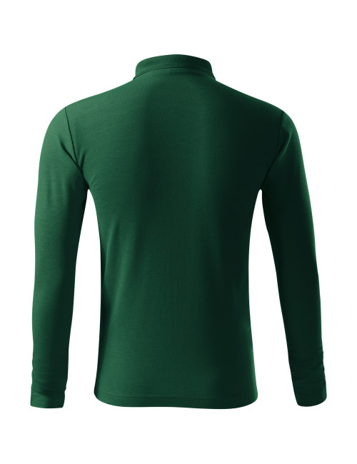 Herren-Poloshirt Pique Polo LS 221 dunkelgrün Malfini