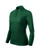 Pique polo ls 231 dark green Malfini women`s polo shirt