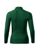 Pique polo ls 231 dark green Malfini women`s polo shirt