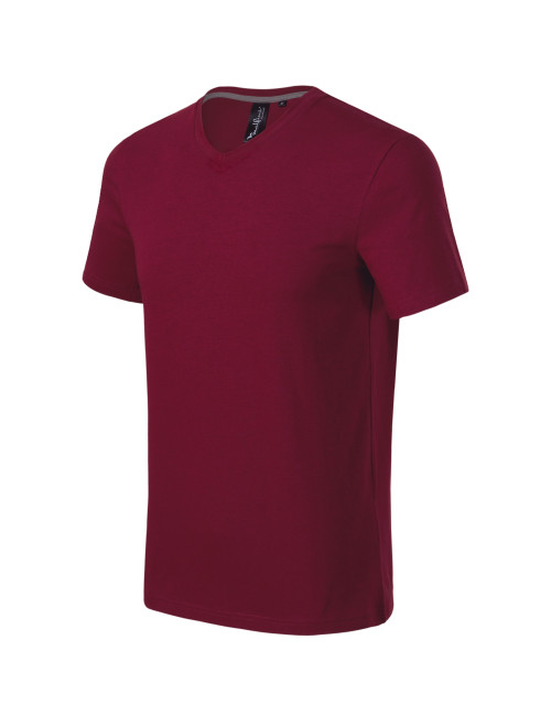 Herren Action V-Ausschnitt 700 Granat Malfini Premium T-Shirt