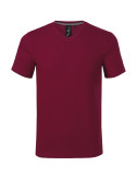 2Men`s Action v-neck 700 garnet Malfini premium T-shirt