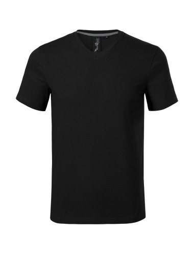 Men`s Action v-neck 700 black Malfini premium T-shirt
