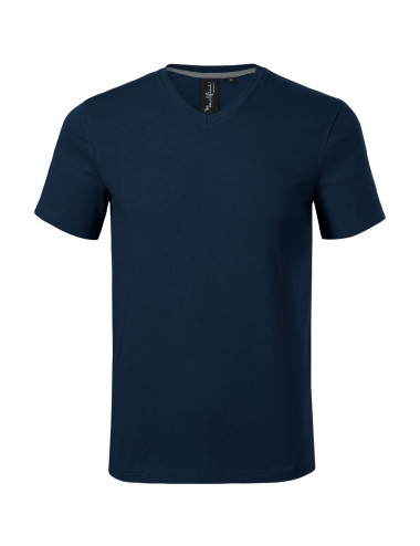 Koszulka męska Action v-neck 700 granatowy Malfini premium