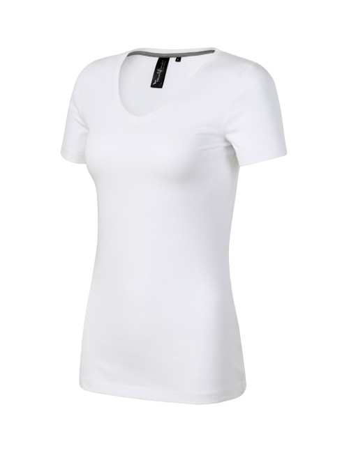 Damen Action T-Shirt mit V-Ausschnitt 701 weiß Malfini Premium