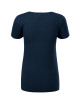 Women`s T-shirt Action v-neck 701 navy blue Malfini premium