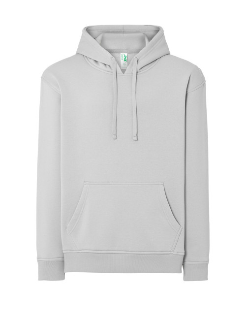 JHK Men`s Sweatshirts SWRA KNG KANGAROO SL - Silver