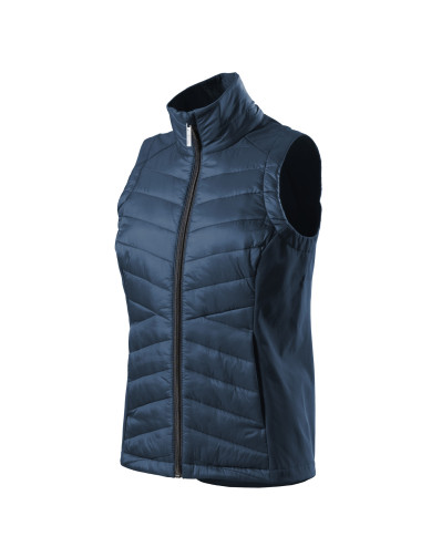 Women`s hybrid vest Cross 558 navy blue Malfini premium