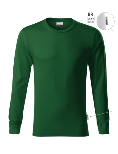Unisex Resist ls R05 T-Shirt flaschengrün (Markenetikett) Malfini Rimeck