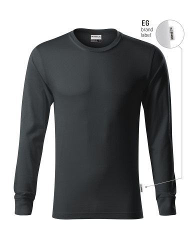 Resist ls R05 Unisex T-Shirt Ebenholzgrau (Markenetikett) Malfini Rimeck