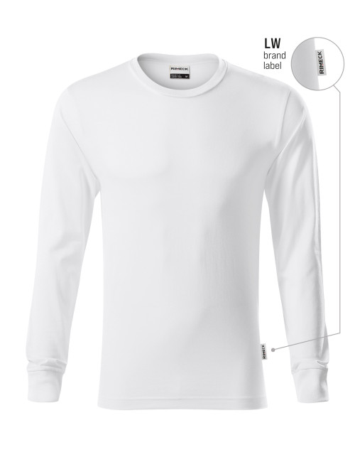 Unisex Resist ls R05 T-Shirt weiß (Markenetikett) Malfini Rimeck