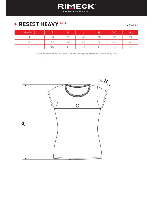 Damen T-Shirt Resist Heavy R04 schwarz (Markenetikett) Malfini Rimeck