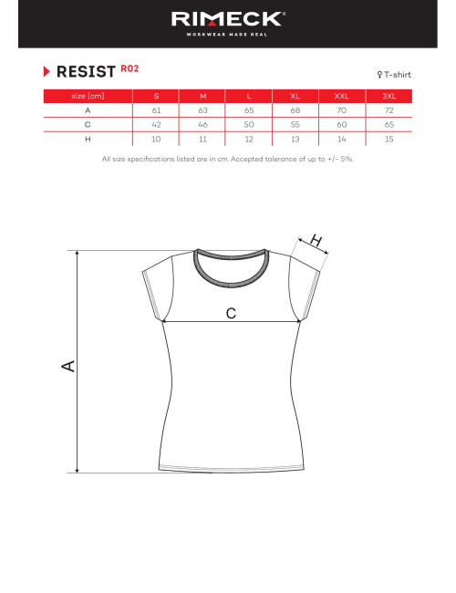 Damen-T-Shirt Resist R02 rot (Markenetikett) Malfini Rimeck