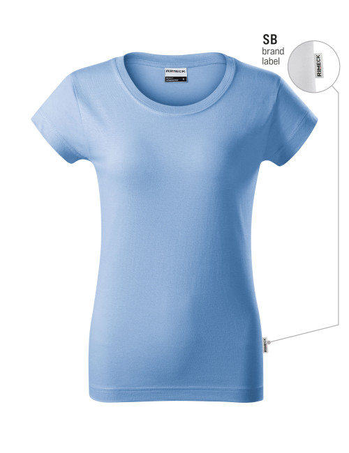 Damen T-Shirt Resist R02 blau (Markenetikett) Malfini Rimeck