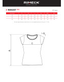 2Koszulka damska Resist R02 czarny (brand label) Malfini Rimeck