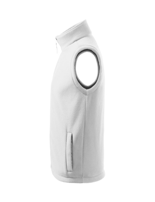 Unisex fleece vest Next 518 white (brand label) Malfini Rimeck