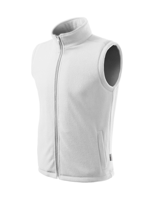 Unisex fleece vest Next 518 white (brand label) Malfini Rimeck