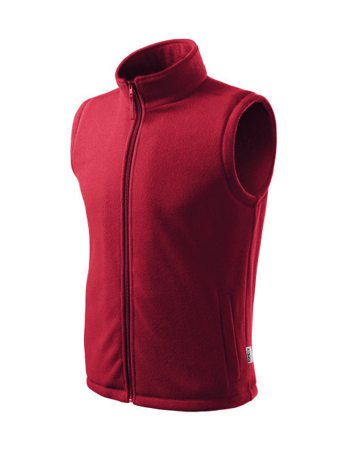 Unisex fleece vest Next 518 marlboro red (brand label) Malfini Rimeck