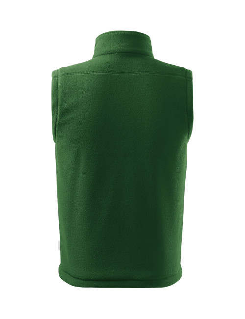 Unisex fleece vest Next 518 bottle green (brand label) Malfini Rimeck