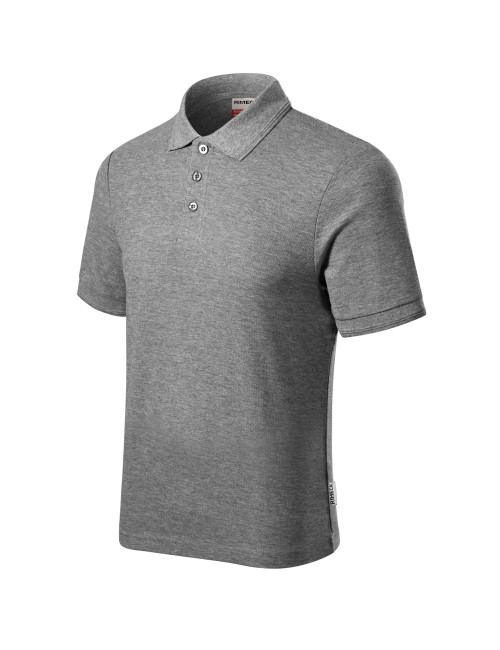 Koszulka polo męska Reserve R22 ciemnoszary melanż (brand label) Malfini Rimeck