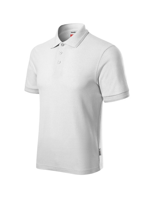 Koszulka polo męska Reserve R22 biały (brand label) Malfini Rimeck