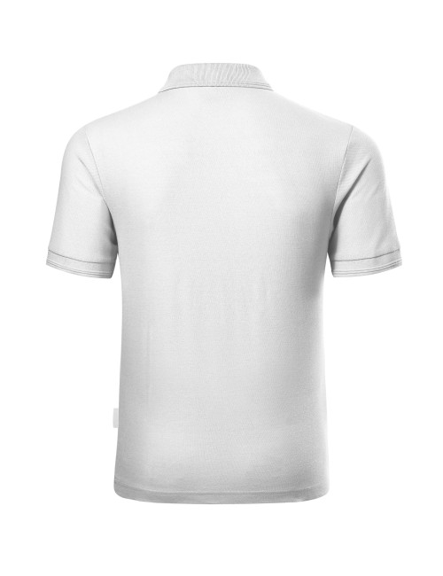 Koszulka polo męska Reserve R22 biały (brand label) Malfini Rimeck