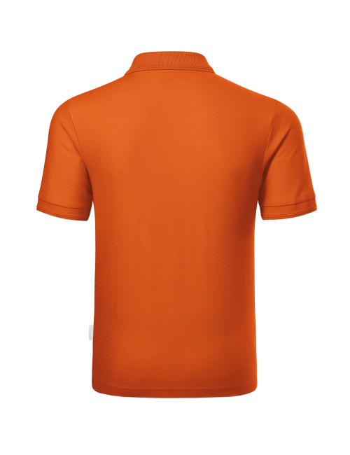 Koszulka polo męska Reserve R22 pomarańczowy (brand label) Malfini Rimeck