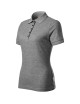 Women`s polo shirt Reserve R23, dark gray melange (brand label) Malfini Rimeck