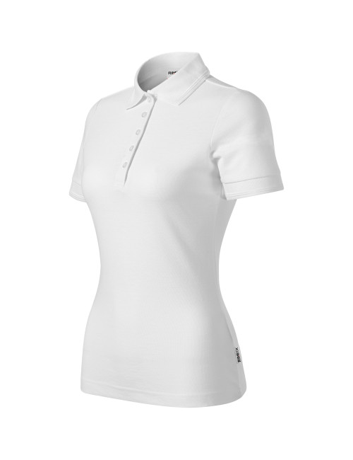 Koszulka polo damska Reserve R23 biały (brand label) Malfini Rimeck
