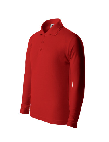 Koszulka polo dziecięca Pique polo ls 241 czerwony Malfini