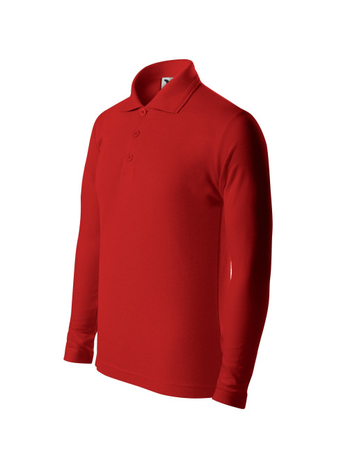 Koszulka polo dziecięca Pique polo ls 241 czerwony Malfini