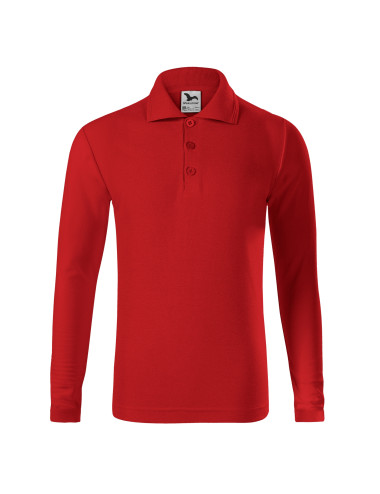 Children`s polo shirt Pique polo ls 241 red Malfini