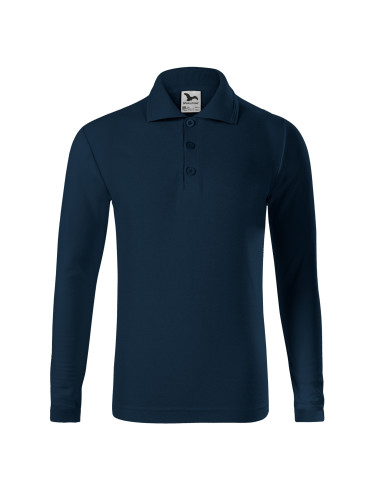 Children`s polo shirt Pique polo ls 241 navy blue Malfini