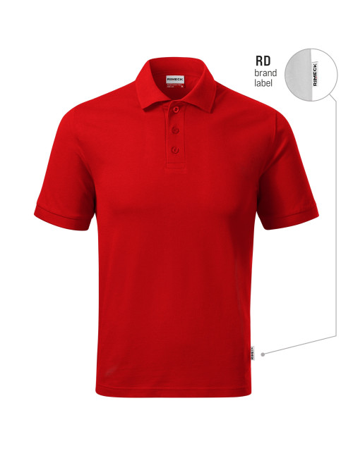 Koszulka polo męska Resist heavy polo R20 czerwony 07 (brand label) Malfini Rimeck