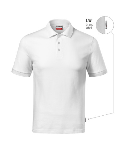 Koszulka polo męska Resist heavy polo R20 biały 00 (brand label) Malfini Rimeck