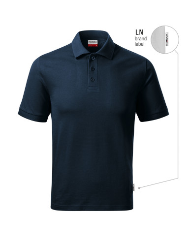 Koszulka polo męska Resist heavy polo R20 granatowy 02 (brand label) Malfini Rimeck