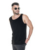 Men`s short fresh T-shirt black Promostars