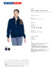 Ladies` open sweatshirt, navy blue Promostars