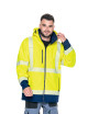 Kurtka męska softshell hi-vis print zółty ostrzegawczy/granatowy Promostars