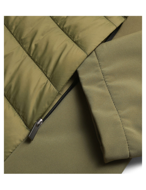 Kurtka hybrydowa męska Cross 555 zieleń avocado Malfini premium