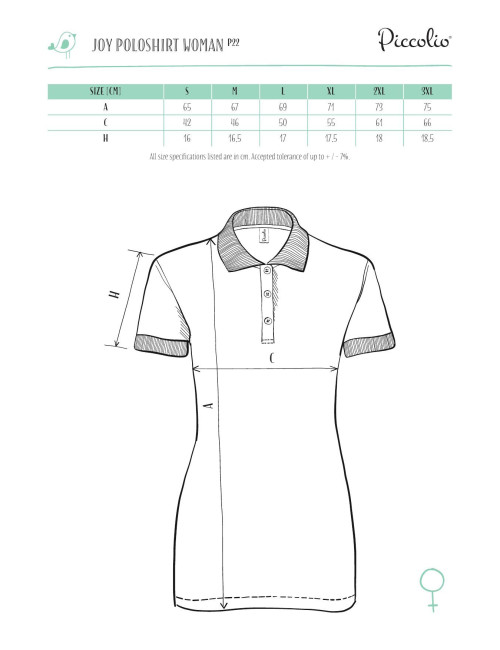 Koszulka polo damska Joy P22 zieleń butelkowa Malfini Piccolio
