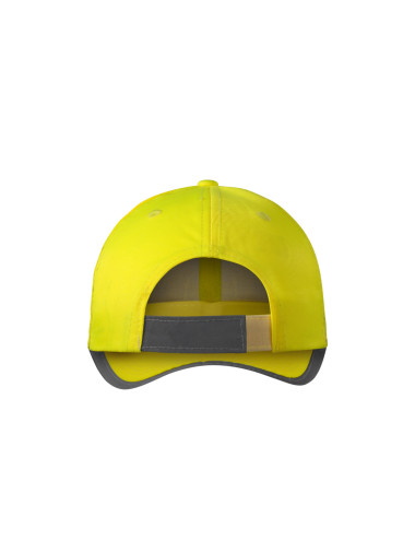 Czapka unisex Hv reflex 3V5 fluorescencyjny żółty Malfini Rimeck