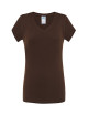 JHK Damen T-Shirt TSUL SCL SICILIA CH - Schokolade