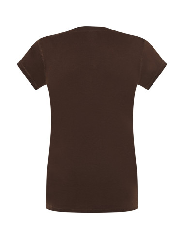 JHK Damen T-Shirt TSUL SCL SICILIA CH - Schokolade
