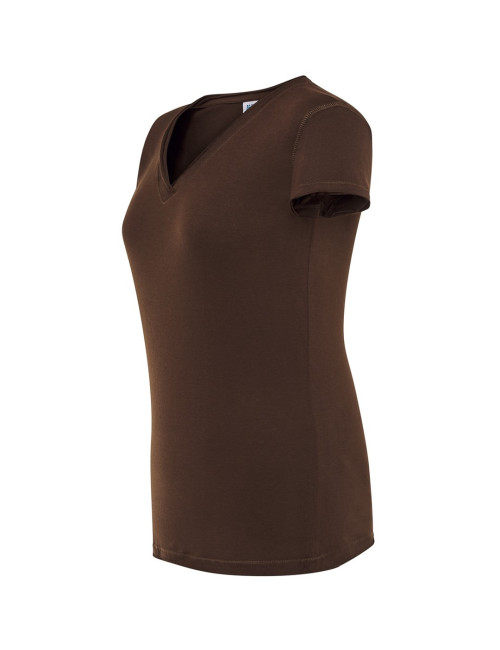 JHK Damen T-Shirt TSUL SCL SICILIA CH - Schokolade