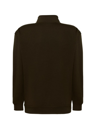 JHK Bluza Dresowa Męska SWRA ZIP HALF ZIP KH - Khaki