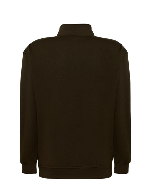 JHK Bluza Dresowa Męska SWRA ZIP HALF ZIP KH - Khaki