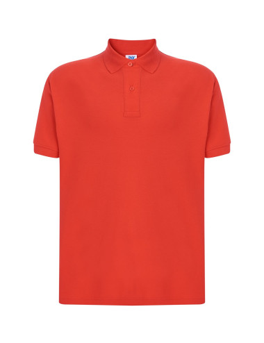 JHK Koszulki polo Męskie POLO PORA 210 JH WR - Warm Red