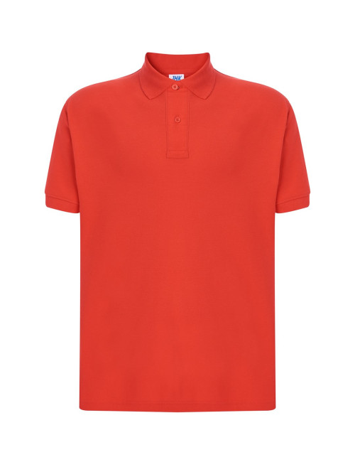 JHK Koszulki polo Męskie POLO PORA 210 JH WR - Warm Red