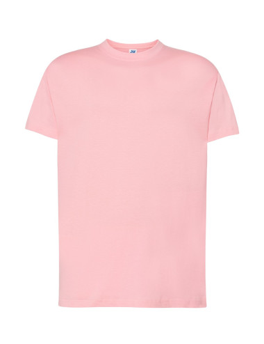JHK Men`s T-shirt TSRA 150 REGULAR T-SHIRT PKN - Pink Neon