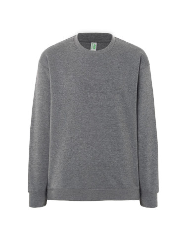 JHK Bluza Dresowa Męskie SWRA 290 SWEATSHIRT DGM - Dark Grey Melange